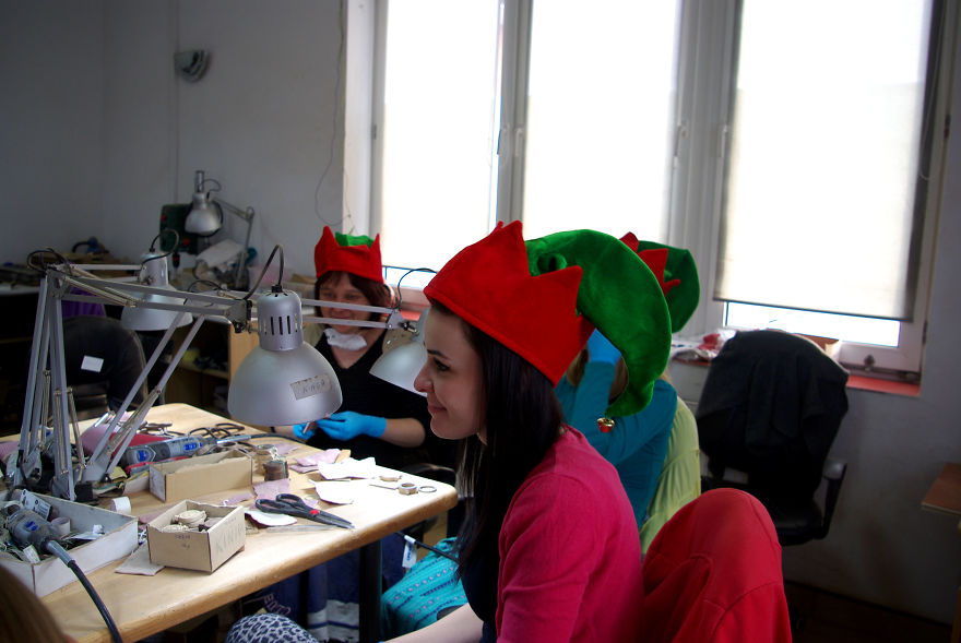 Wooden Workshop Full Of Elves Wooden Workshop Full Of Elves