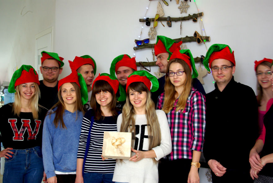 Wooden Workshop Full Of Elves Wooden Workshop Full Of Elves