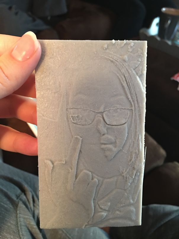 My Brother 3d Printed His Favorite Photo Of Me