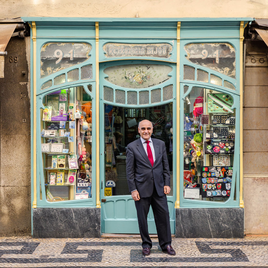 Owner José Vilar De Almeida Tells The Story Of His Shop With A Smile On His Face