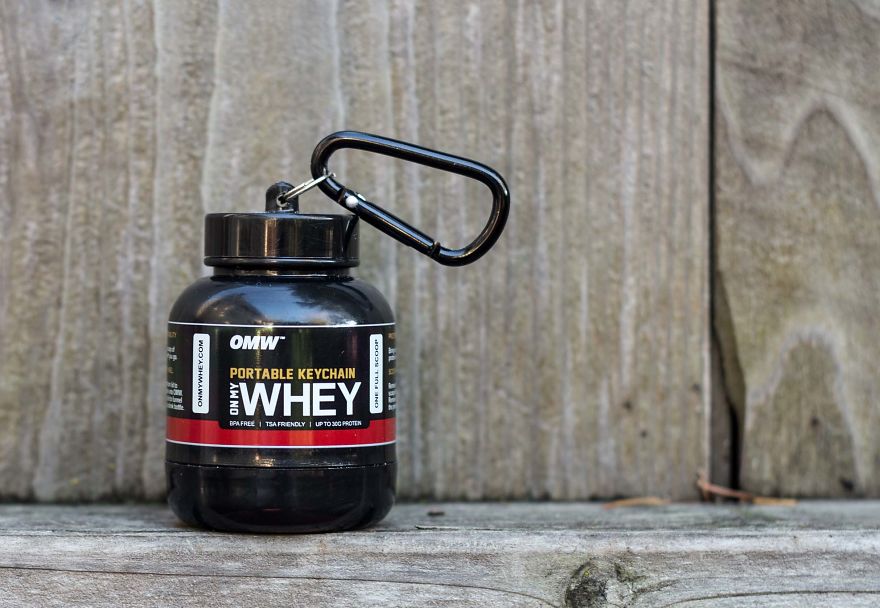 Onmywhey Keychain - So That You're Never Without Protein Onmywhey Keychain - So That You're Never Without Protein