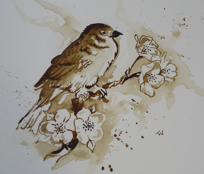 Painting With 100% Real Coffee