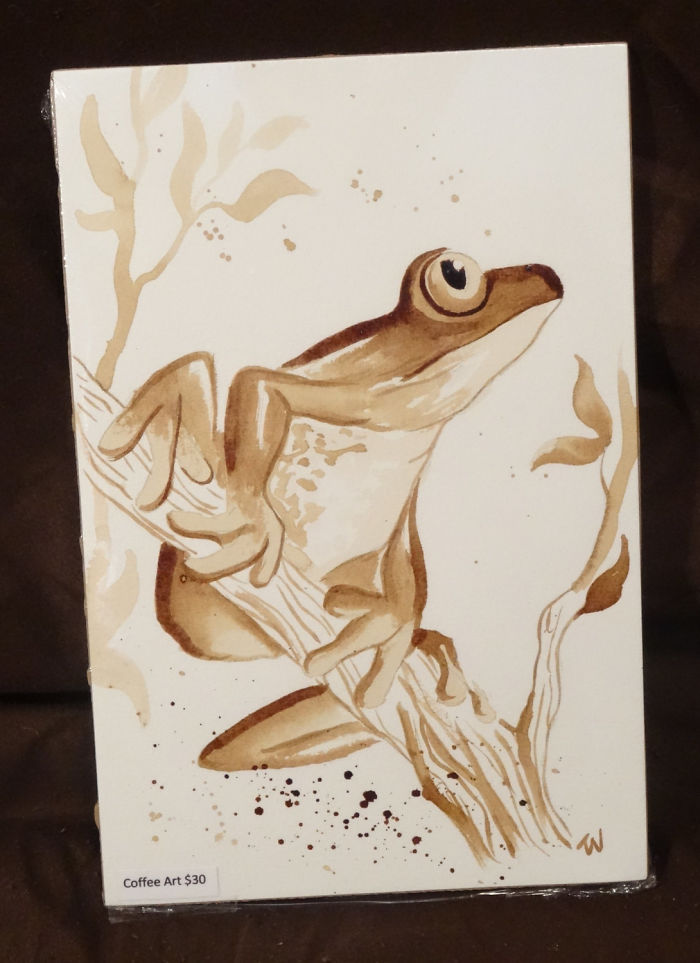 Painting With 100% Real Coffee