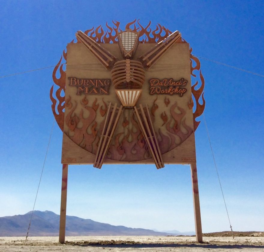 Burning Man 2016 - Da Vinci's Workshop