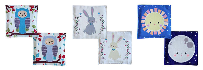 I Designed These Reversible Throw Pillows