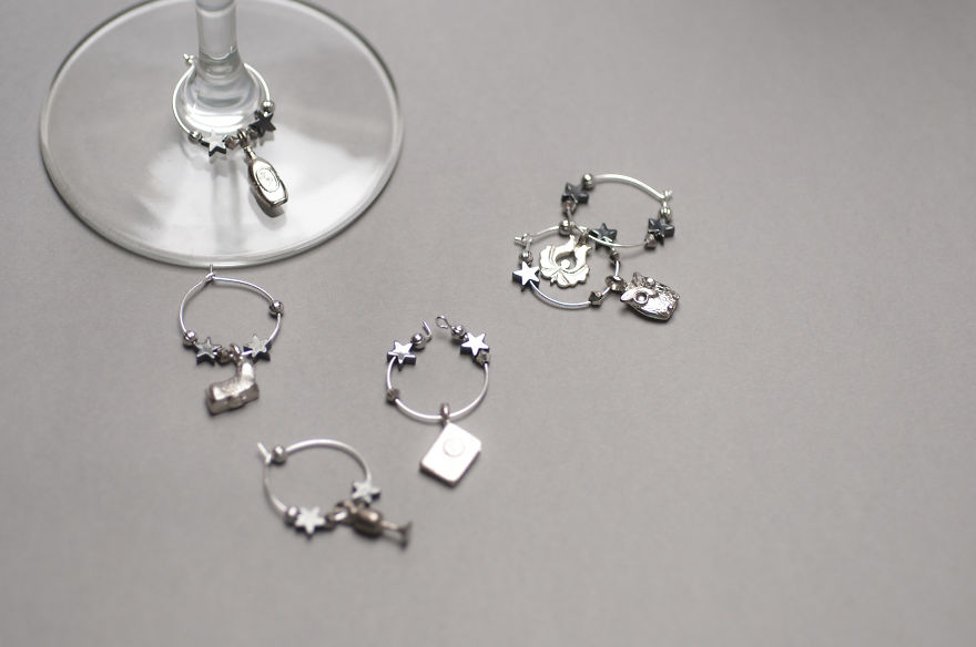 Quintil Luxury Wine Charms--It's Time To Dress Your Glass!