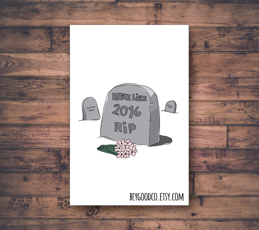 7 Christmas Cards That Celebrate The End Of 2016