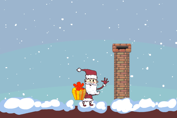 Santa 80th Level. Some Ways Of Delivering Presents In The Chimney