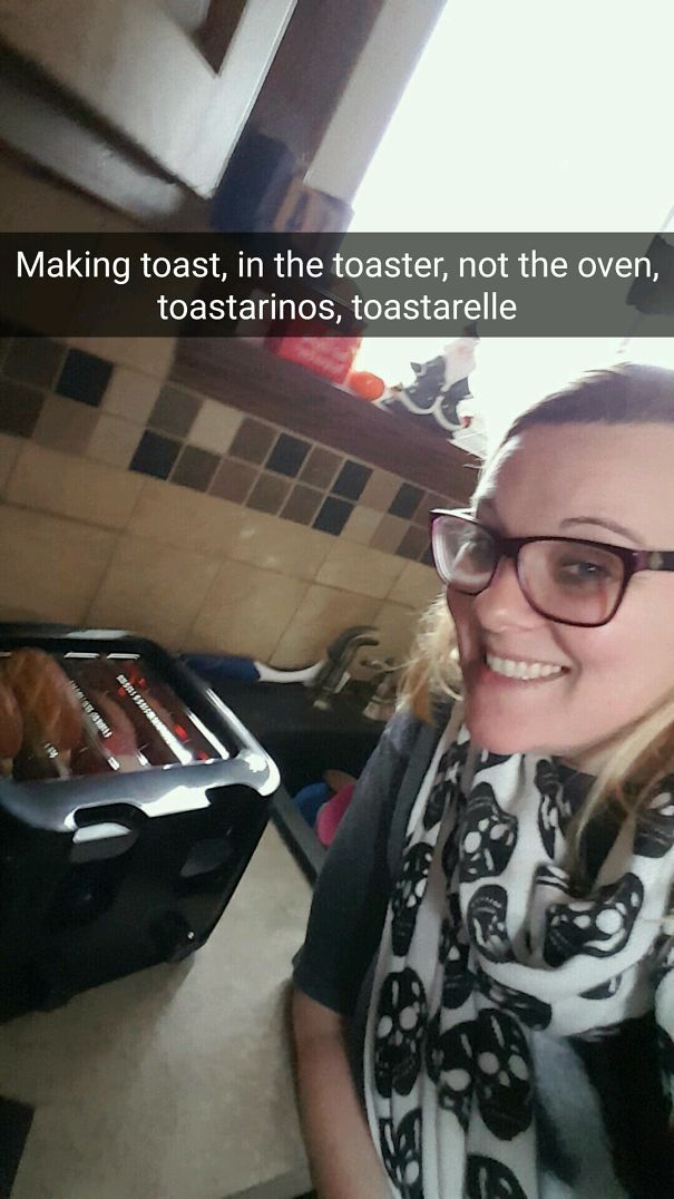 My Hubby Got Me A Toaster For Christmas, I Haven't Had One In Over 10yrs I Was Actually Really Excited