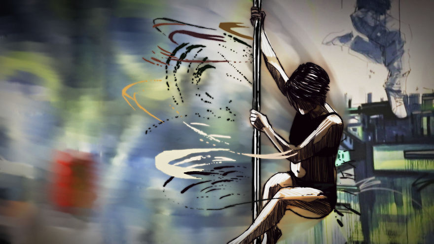 Street Art And Music Collide With Animation That Brings Painted Mural To Life