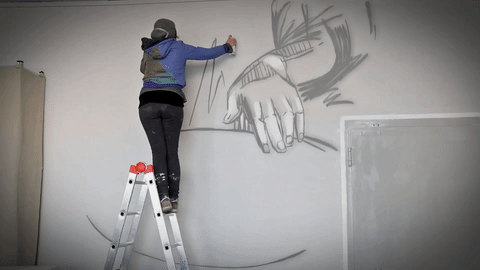 Street Art And Music Collide With Animation That Brings Painted Mural To Life