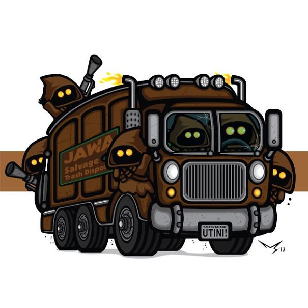 The Force Is Strong With This Star Wars Hot Rod Fan Art! The Force Is Strong With This Star Wars Hot Rod Fan Art!