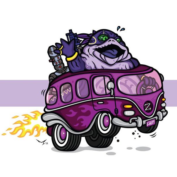 The Force Is Strong With This Star Wars Hot Rod Fan Art! The Force Is Strong With This Star Wars Hot Rod Fan Art!