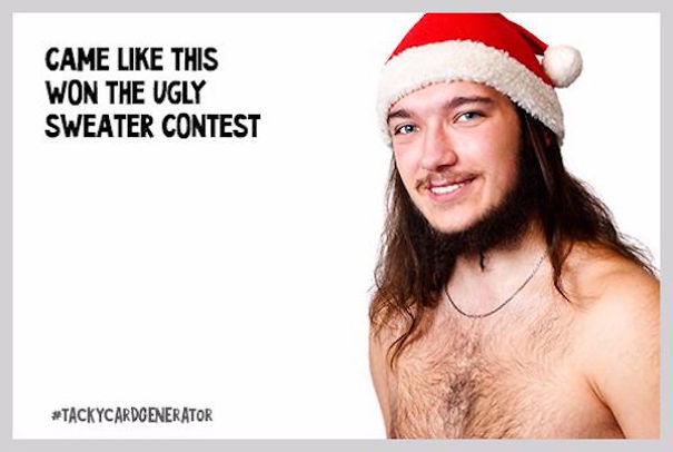 This Website Lets You Generate Awkward Christmas Cards