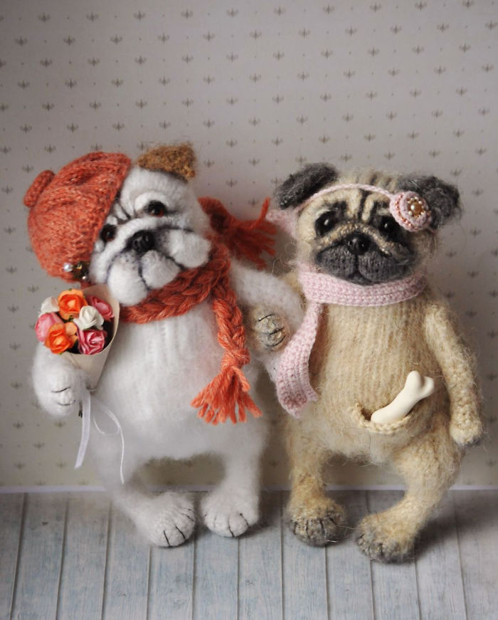 Touching Mohair Collectibles: Adorable Fluffies By Olga Besogonova