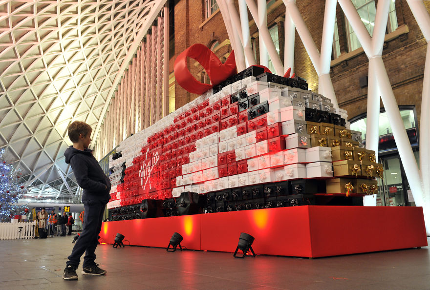 Virgin Trains Spreads The Christmas Cheer With Train Made Of 1,000 Presents