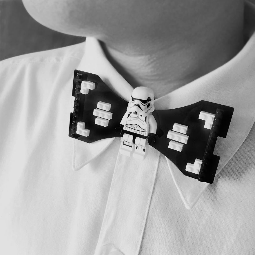 We Made These Bow Ties Out Of Toys