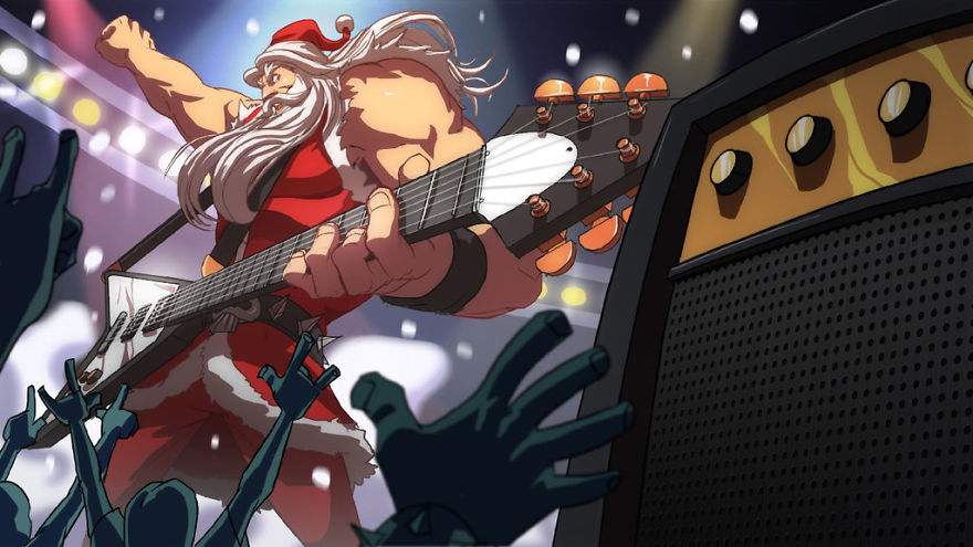 The Best (and Weirdest) Santa Fan Art On The Internet The Best (and Weirdest) Santa Fan Art On The Internet