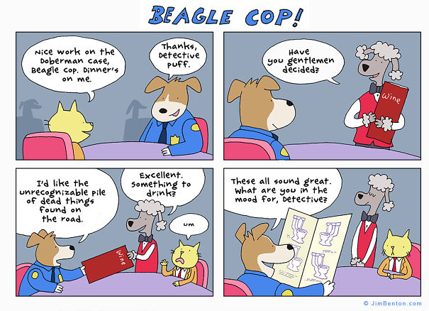 I Draw The Bone-Chewing Adventures Of A Law Enforcement Agent Who Is A Beagle.