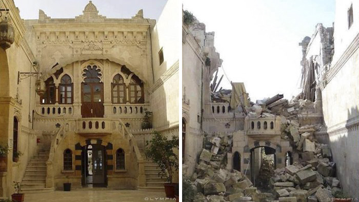 15 Desgarradoras fotos antes y después en Alepo muestran lo que la guerra ha hecho a la mayor ciudad de Siria