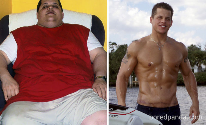 Ross Has Dropped From A Whopping 392 Lbs To Just 196 Lbs After He Ditched Fast Food And Became A Gym Junkie