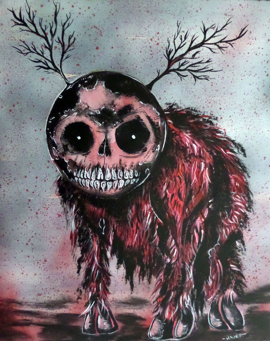 I Like To Paint Creepy And Amusing Things