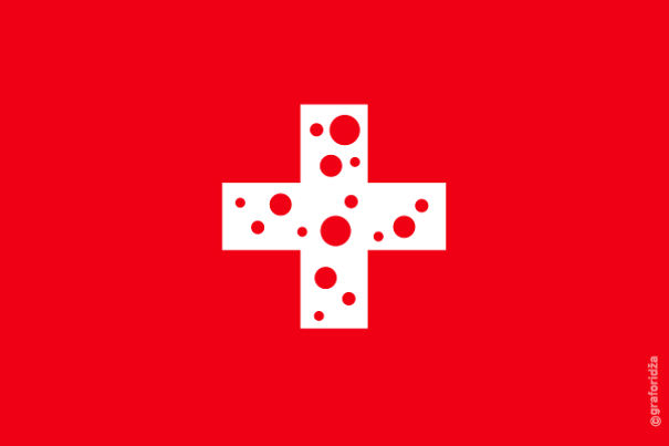 Posters Inspired By Swiss Flag