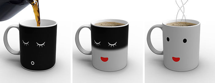A Mug That Changes Design When You Add Hot Coffee