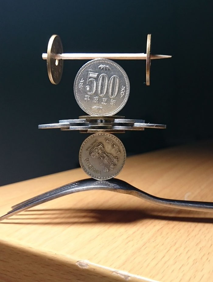 This Japanese Guy's Coin Stacking Skills Almost Defy Gravity