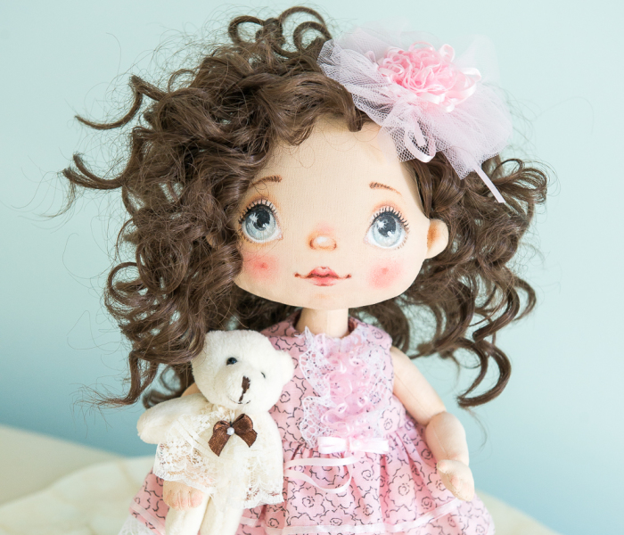 I Create One-Of-A-Kind Dolls By Sewing Them And Handpainting Their Faces