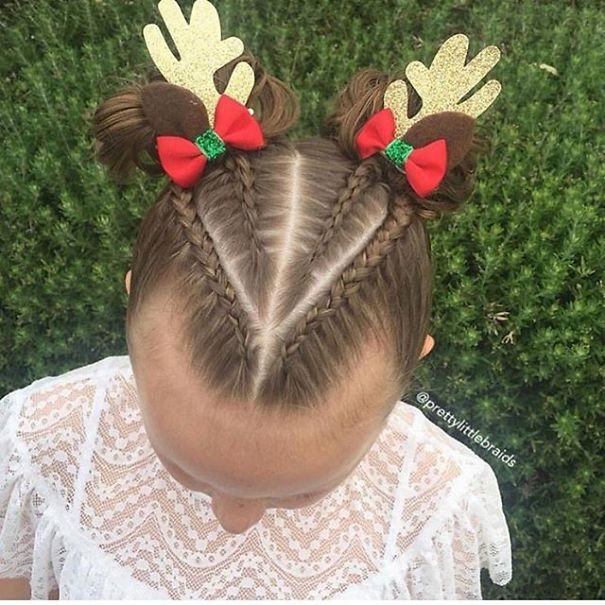 Intricate Braid With Antlers