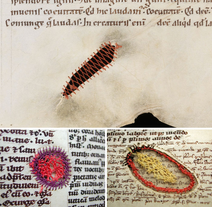 Creative Parchment Repair In Medieval Books