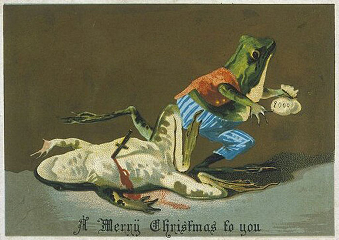 Image result for weird vintage christmas cards