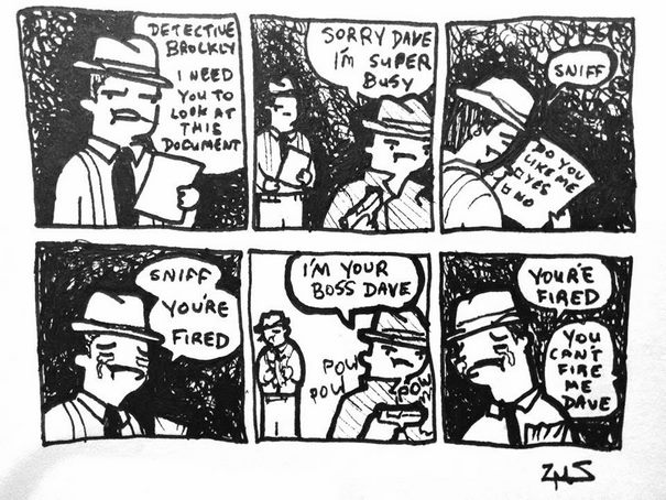 two detectives talking 