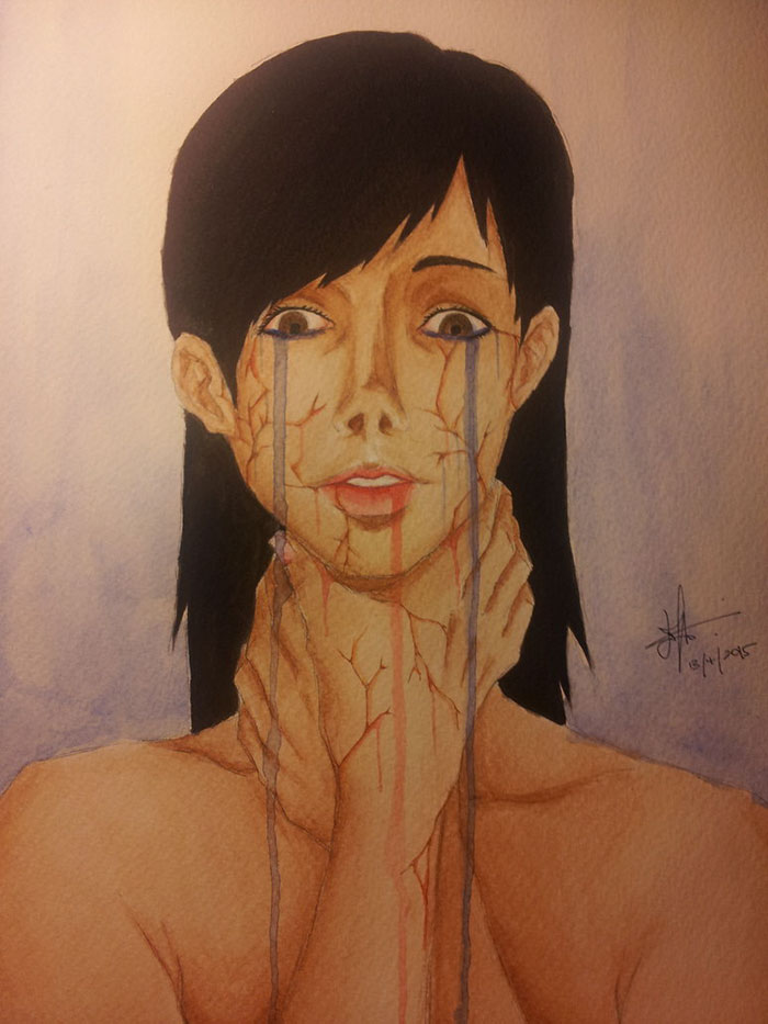 Suffocated And Shattered: A Depression Artwork
