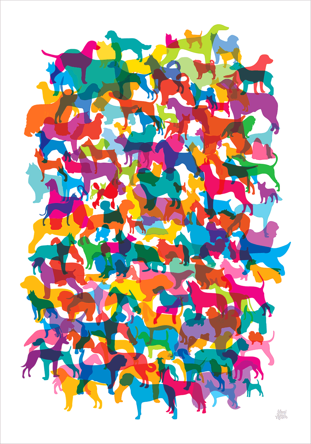 I Made Prints Of 170 Dog Breeds Drawn To Scale