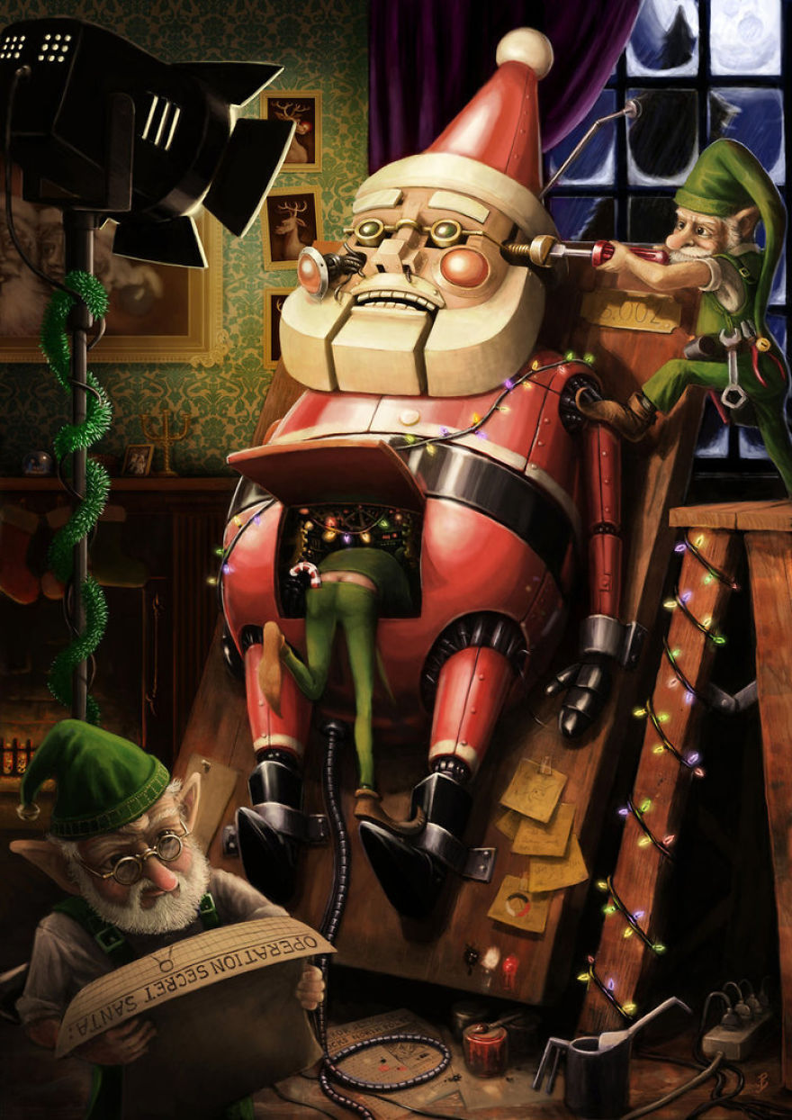 The Best (and Weirdest) Santa Fan Art On The Internet The Best (and Weirdest) Santa Fan Art On The Internet