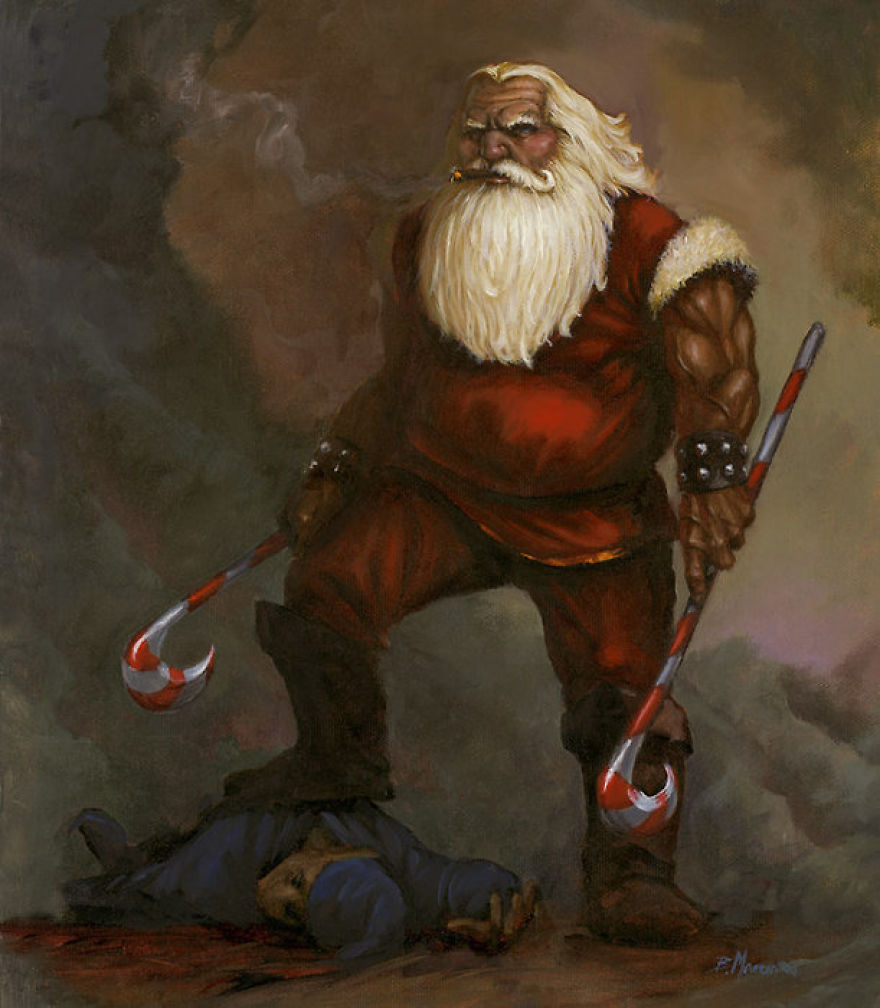 The Best (and Weirdest) Santa Fan Art On The Internet The Best (and Weirdest) Santa Fan Art On The Internet