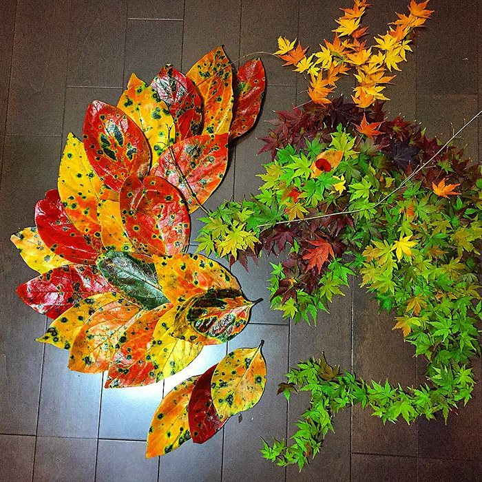 Fallen Leaf Art