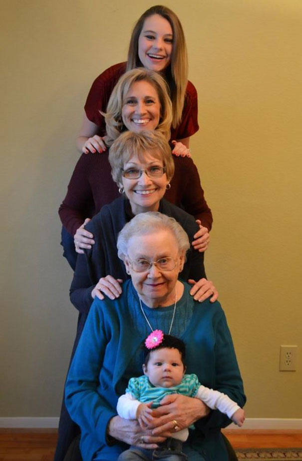 Five Generations Stacked