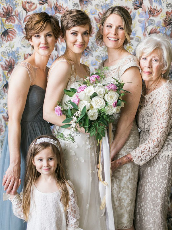 Stunning Shoot Featuring 4 Generations On The Big Day