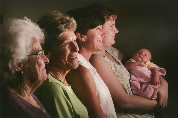 Five Generations Of Ladies