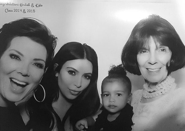 Four Generations Of Kardashian Women