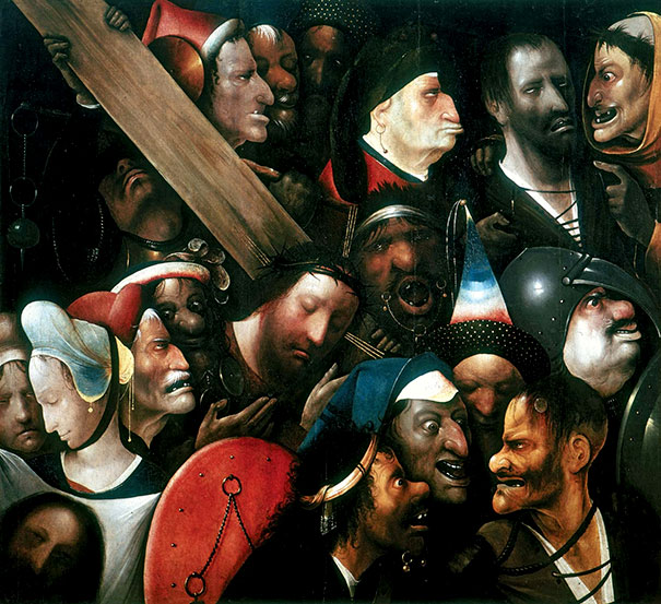 Hieronymus Bosch: Christ Carrying The Cross (1535)