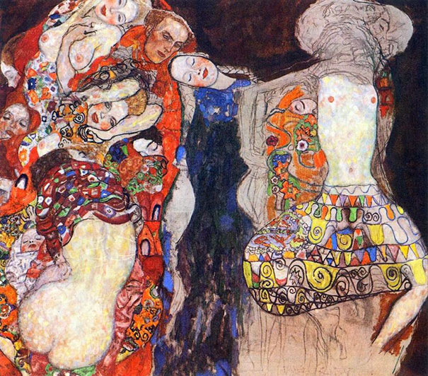 Gustav Klimt: The Bride (1918)