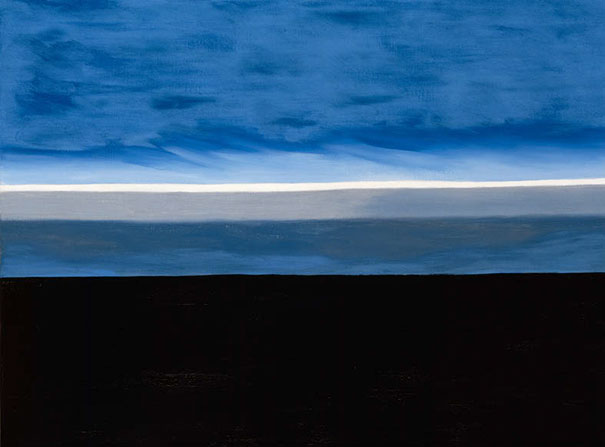 Georgia O'Keeffe: The Beyond, Last Unassisted Oil Painting (1972)