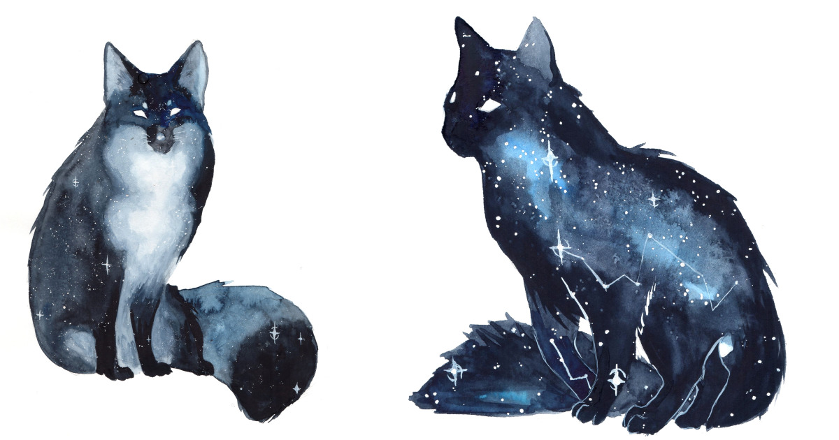 I Make Dreamy Galaxy Animals Using Watercolor | Bored Panda