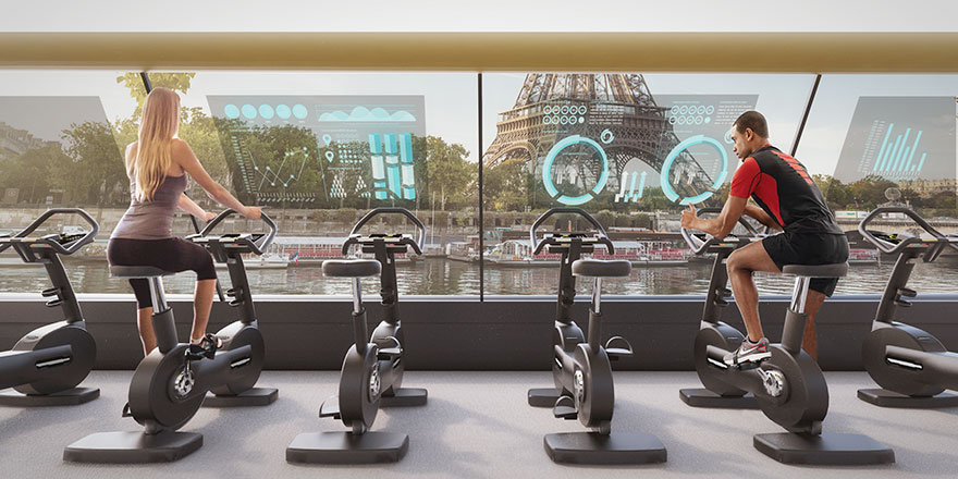 Floating Gym In Paris Uses Human Energy To Sail Down The Seine River