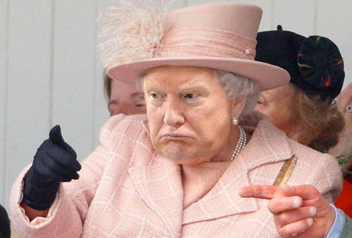 Someone Is Photoshopping Trump's Face On The Queen, And The Results Are  Scary | Bored Panda