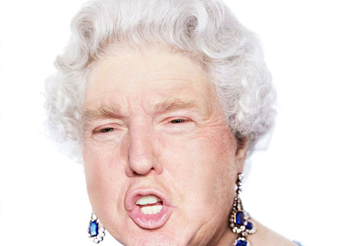 Someone Is Photoshopping Trump's Face On The Queen, And The Results Are  Scary | Bored Panda
